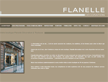 Tablet Screenshot of flanelle-decoration.fr